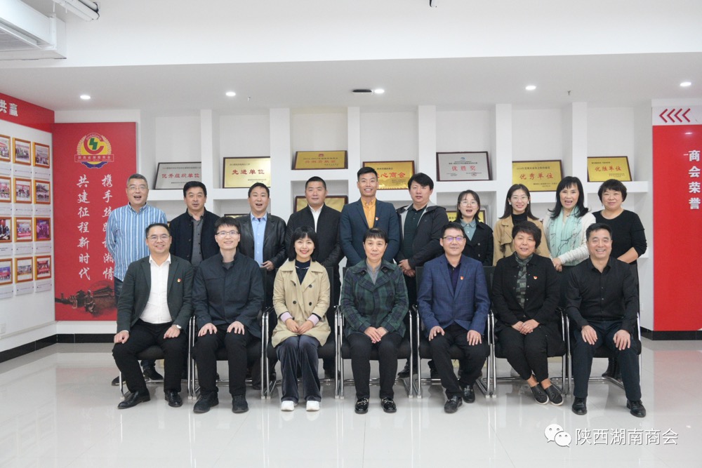 陕西省湖南商会党支部&ldquo;评星晋级 争创双强&rdquo;四星级党组织考核验收