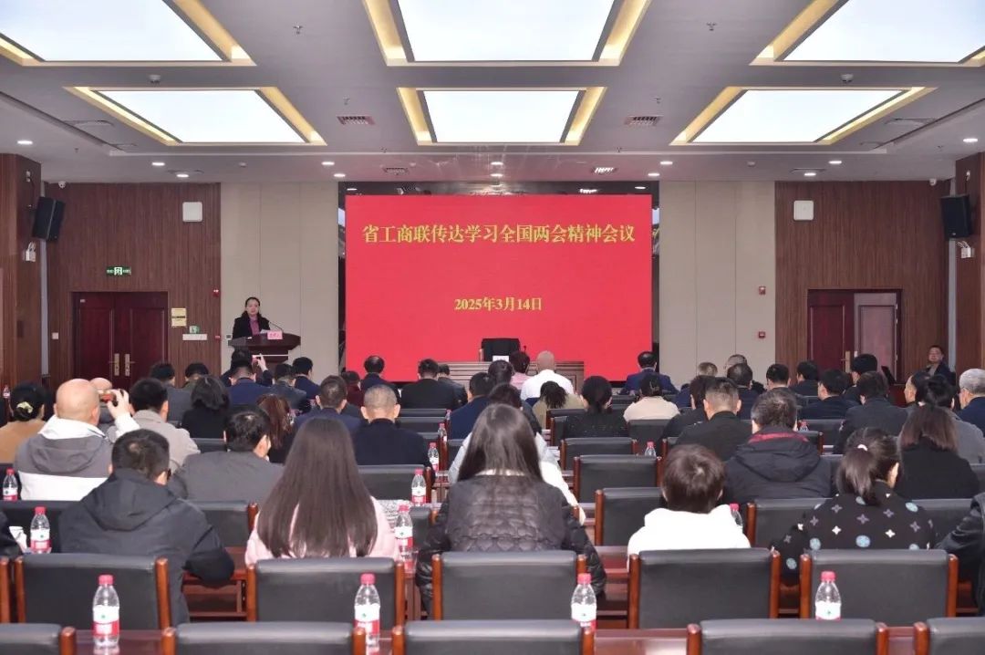 【商会动态】我会党支部书记易建强参加省工商联传达学习全国两会精神会议